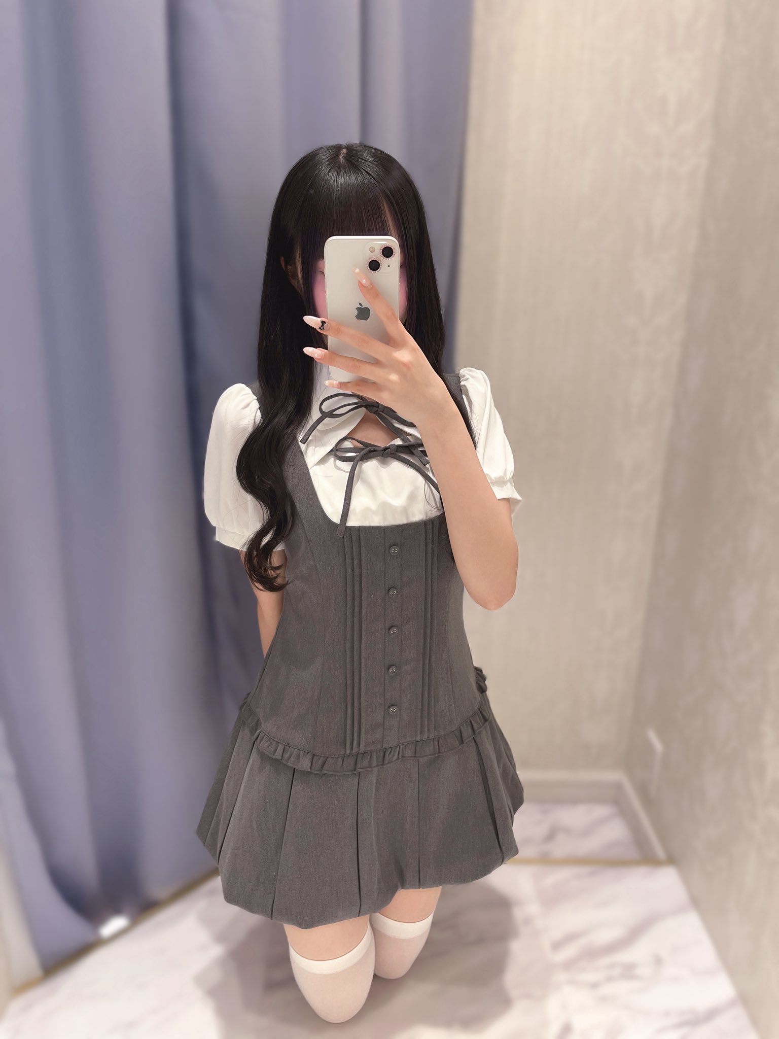 リリーエミュリ（Rilly emulie）ダブルリボンバルーンプリーツワンピース HEeLvDXaEAAt0r4.jpg:large