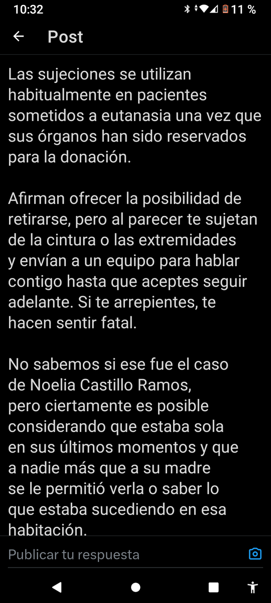 LuiDespierto's tweet image. El fatal error de Noelia fué creer que esos MERCADERES de la MUERTE vendedores de órganos le permitirían retractarse si se arrepentía de donar sus órganos. Noelia no se suicidó ,la tenían secuestrada amarrada de pues y manos y luego la mataron !  x.com/i/status/20375… ,
