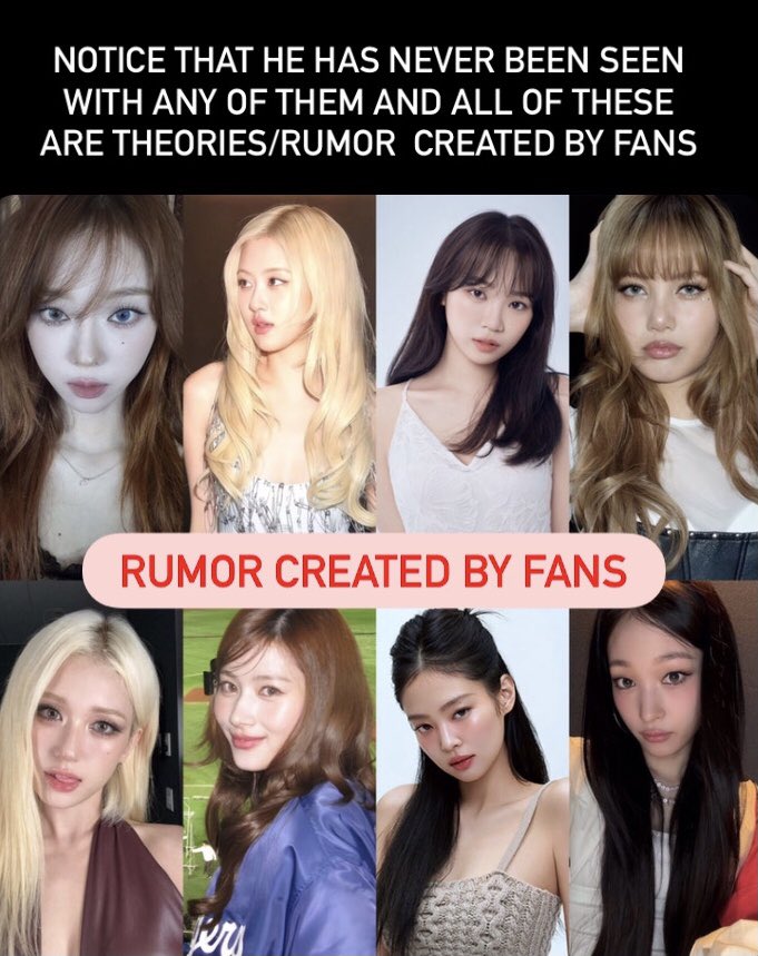 Jk has always been the subject of fabricated rumors involving many idols, the strongest being Liskook and Rosekook and now it's Winter's turn (what differentiates it from Rosekook and Liskook is that SM is behind this lie)