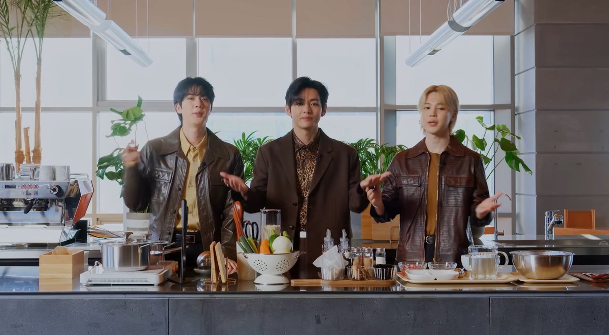 LClairm35766's tweet photo. NOW SERVING 🍳💜
Chef Jin, Chef V, Chef Jimin… and suddenly I’m booked for life
soju poured, grill hot, kitchen full of chaos and love
this isn’t a meal
it’s an experience 😭
who’s your chef for the night?
#Jimin #Jin #V #BTS #BTSARMY #ChefBTS #KFood #SojuNights #CutieSexyLovely https://t.co/hzk7cx1tD3