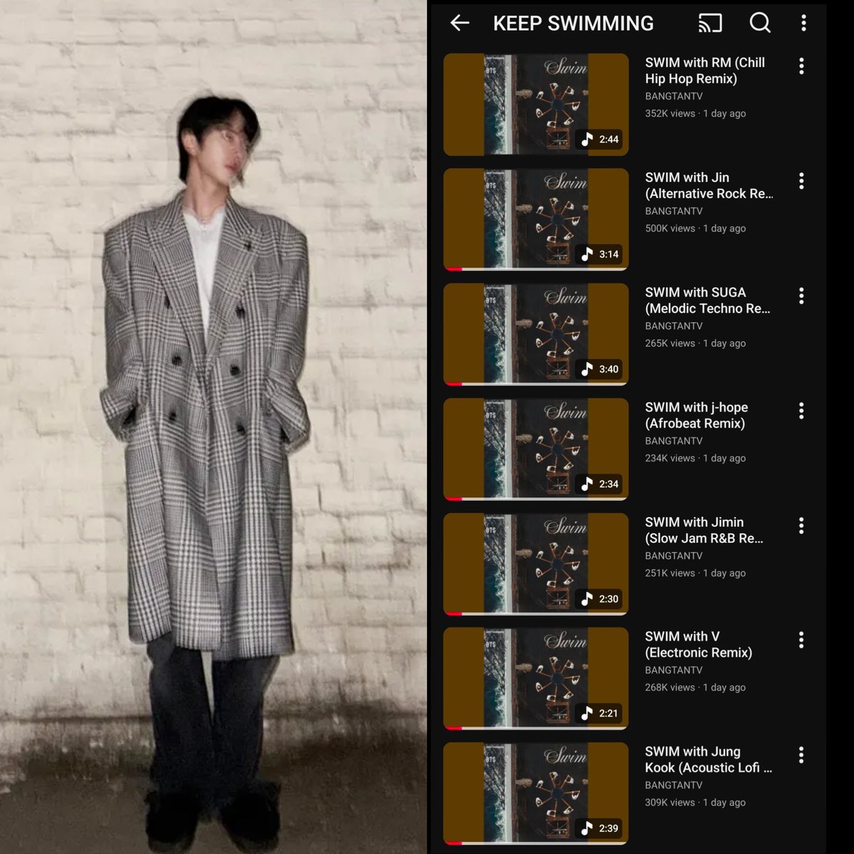 Jin sama tweet media