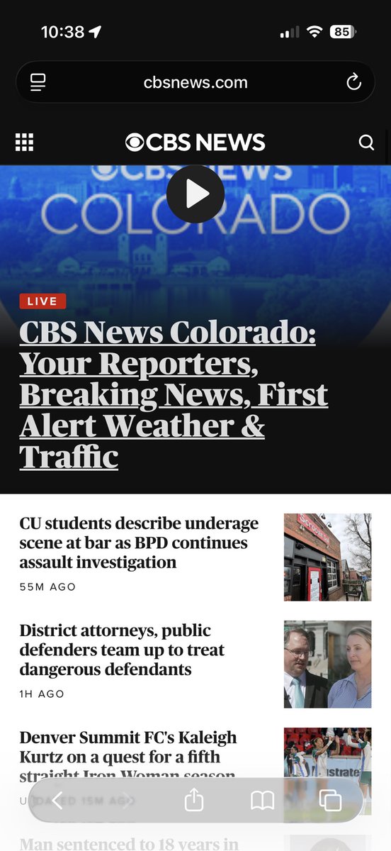JennaTbridge's tweet photo. @CBSNewsColorado I cannot find tonight’s story. This is your home page. Would love to see the story that I just watched about the man walking down 104th to the airport… I have googled about ten different ways. Hard to donate to someone you can’t find… https://t.co/ss7p93jV7L