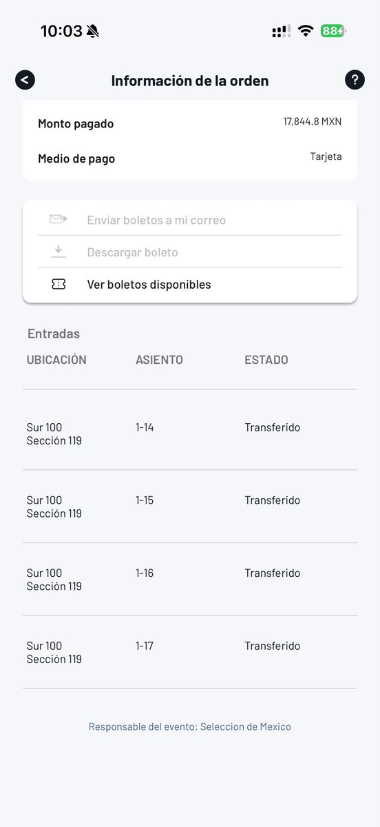 quique_lemus's tweet photo. Una basura Fanki, o una de dos o me hackearon mi cuenta, pero lo dudo o quién sabe la forma mágica de que salieron más boletos a la venta, quitaron boletos de personas que ya habían comprado como fue mi caso y fanki no se hizo responsable y contestó una tontería https://t.co/WGN6bxUCdH