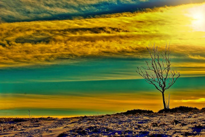 digitly's tweet photo. Art of the Day! "Flaming clouds burn in the sky". Buy at: https://t.co/W9Obv7vaIL https://t.co/Hen3gAOole