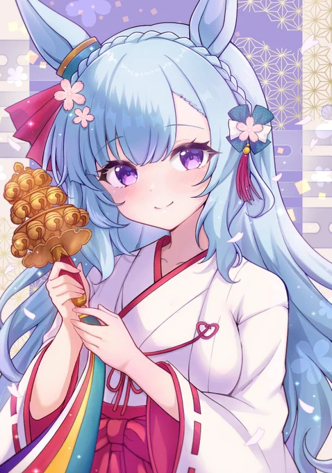 HAPPY BIRTHDAY 冬コミで寄稿させて頂いた巫女アルダンです #メジロアルダン誕生祭2026