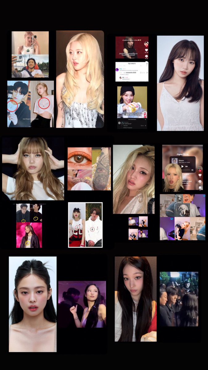 Well Jungkook follows all the girls he's rumored to be dating :  Lisa, Rose, Twice with Sana, Le Serrafim with Chaewon, Annie Moon, Somi that means he's dating them all because for you guys that means confirmation of a relationship 🫵🏻🤣👉🏻🤡 Winkook is fake