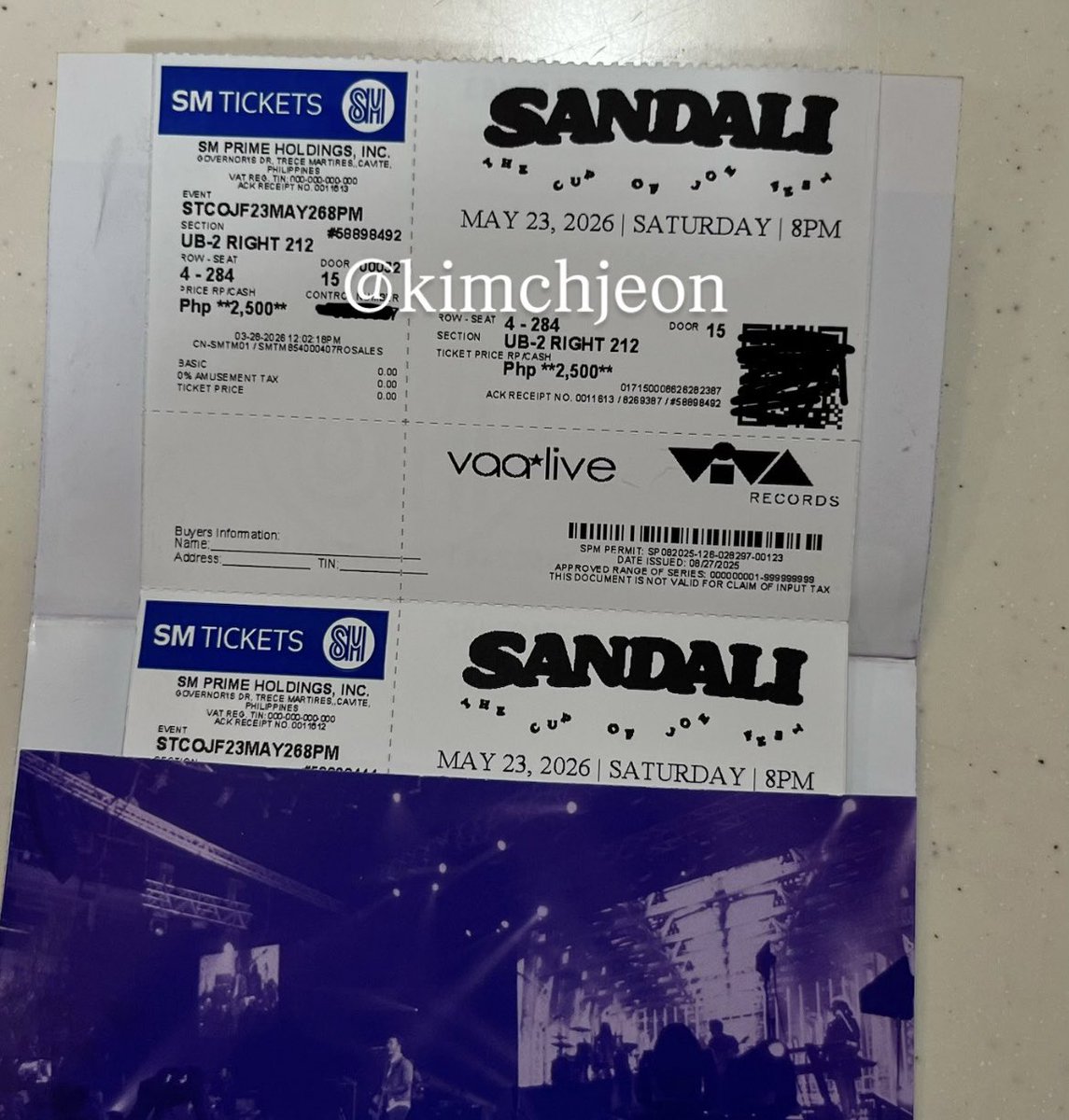 kimchjeon's tweet photo. WTT LFT 

WTT: (1) UB2 Right 212, Row 4, Seat 284

LF: Row 4, Seat 264 or 267 

huhuhuhu nagmamakaawa na naiiyak pa, pa-dm or comment na lang po thank you so much!!! 

 #SandaliTheCOJFest https://t.co/d6opiQgaLD
