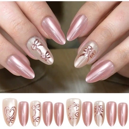made_by_ail's tweet photo. kuku palsu cat eye pink blush love silver isi 10 cantik almond lengkap lem dengan harga Rp11.760. Dapatkan di Shopee sekarang! https://t.co/bfeq4voeWW https://t.co/j9VeKilBLw