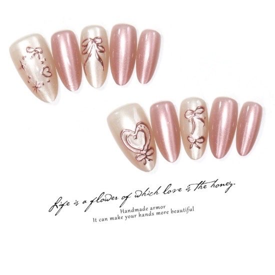 made_by_ail's tweet photo. kuku palsu cat eye pink blush love silver isi 10 cantik almond lengkap lem dengan harga Rp11.760. Dapatkan di Shopee sekarang! https://t.co/bfeq4voeWW https://t.co/j9VeKilBLw