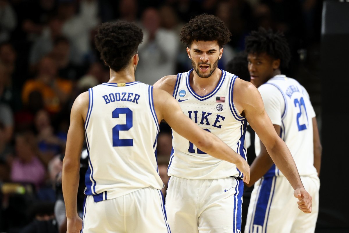 BetMGM's tweet photo. The most expensive rosters in college basketball:   

Kentucky: $20M (2nd round exit)
BYU: $13M (1st round exit)  
Duke: $12M (still dancing)
Arkansas: $11.5M (Lost round of 16)
Louisville: $10.5M (2nd round exit)
Texas Tech: $12.5M (2nd round exit)
