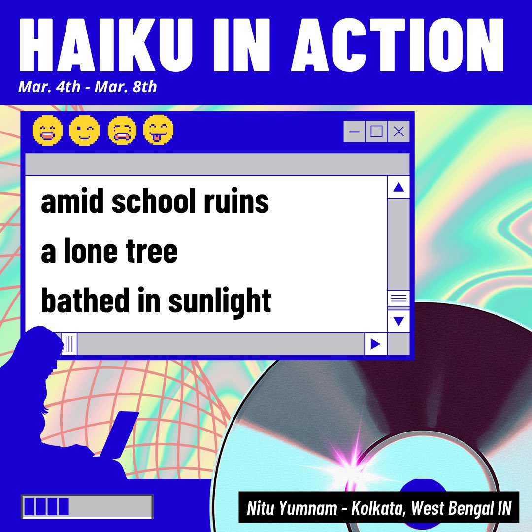 NituYumnam's tweet image. Pleased to be included. Thank you, Nick Virgilio Haiku Association (@NVWritersHouse). 

#haiku #senryu