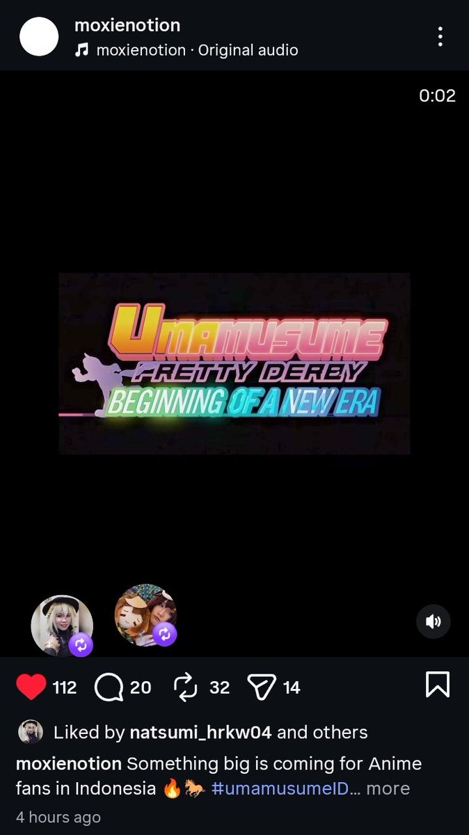 Umamusume Pretty Derby Beginning Of A New Era akan tayang di bioskop Indonesia!!!!