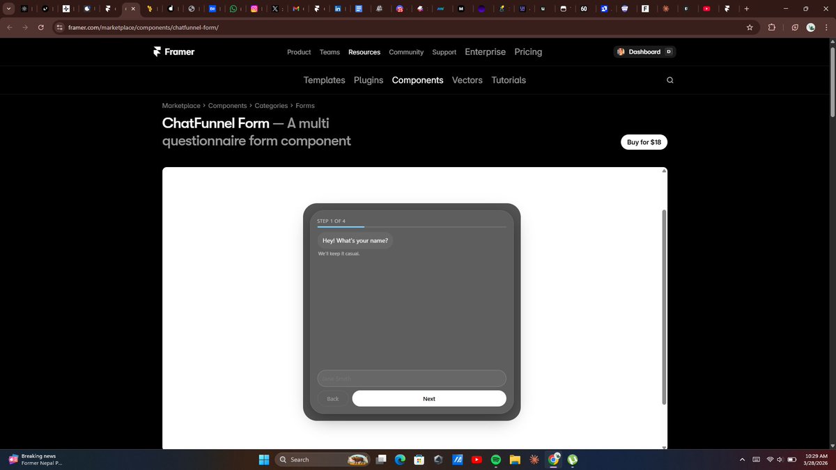 Kunalshawarmaa's tweet image. This component made the highest sales for me
framer.com/marketplace/co… 
#Framer #Component #Designer