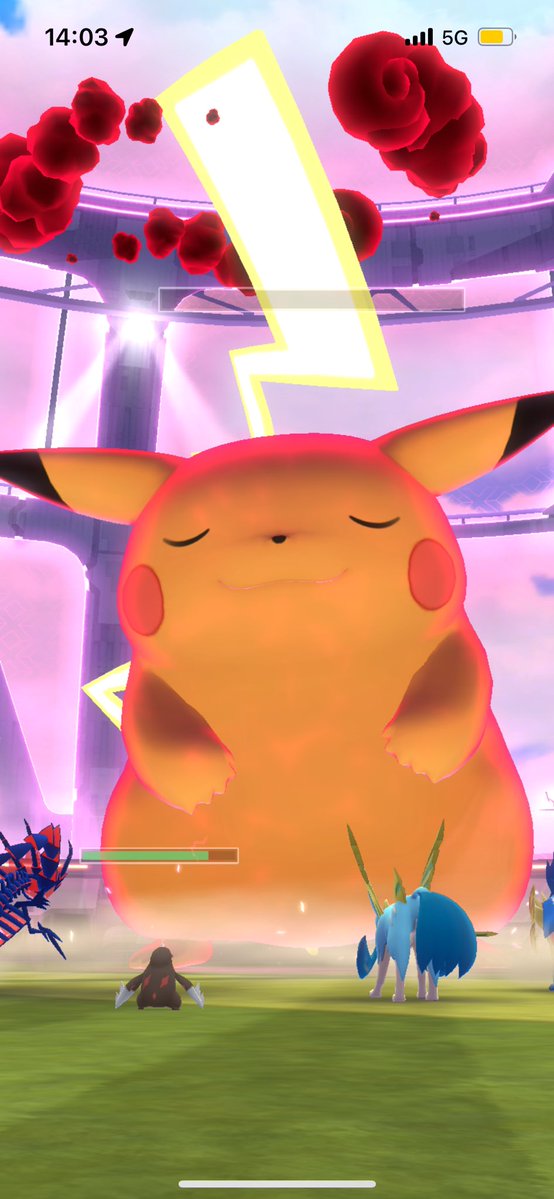 Chibasta_0503's tweet image. 最速きたか！？💫
#ポケモンGO #PokemonGOApp 
#ポケモンGO色違い #Niantic 
#PokemonGO #ポケモンGOしてる人と繋がりたい #ポケモンＧＯ好きな人と繋がりたい #キョダイマックス #ピカチュウ
#キョダイマックスピカチュウ