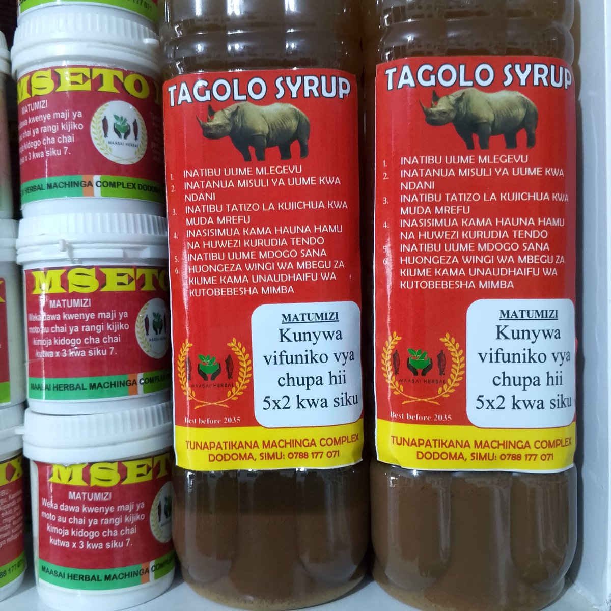 FilmingSite's tweet image. #AD

🌿MAASAI HERBAL CLINIC 🌿

Kwa nini Dawa za Asili 🌿 za kimasai. zinapendwa 💚sana? kwasababu ni dawa zimetengenezwa kiasilia 💯 kabisa na mitishamba 
🌿Changamoto zote za nguvu za kiume zinatibiwa kabisa 

✅ Uume dhaifu au mfupi
✅ Kukosa hamu ya tendo
✅ Kutodumu muda