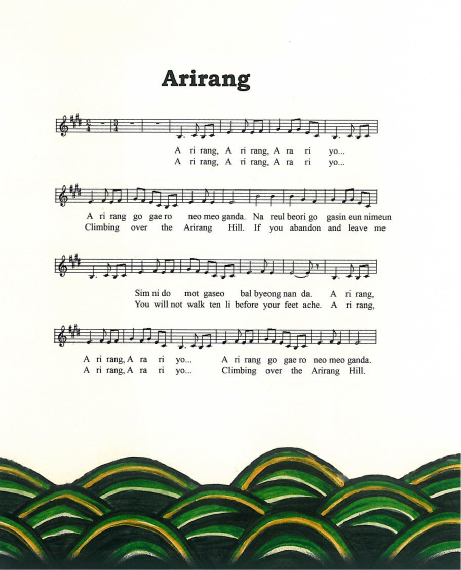 MY_btsarmy's tweet photo. Malaysia ARMY, are you ready for #BTSinKL or wherever you’re catching BTS across Asia or around the world~ 

Let’s show our respect to BTS by honoring their root in Korea through their first track, “Body to Body,” which beautifully samples the original “ARIRANG” lyrics.

Lets learn and memorize it now-let’s sing it loud together! 🎶✨

Credit to those making this poster~ and thank you! 💜 *repost with fixed romanized lyrics.