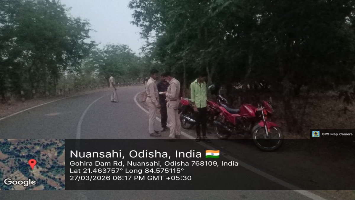 A special drive against Drunken Driving and Helmetless Riding was conducted at Gohira Chhak, Deogarh on 27.03.2026, along with Kansar Police Outpost.