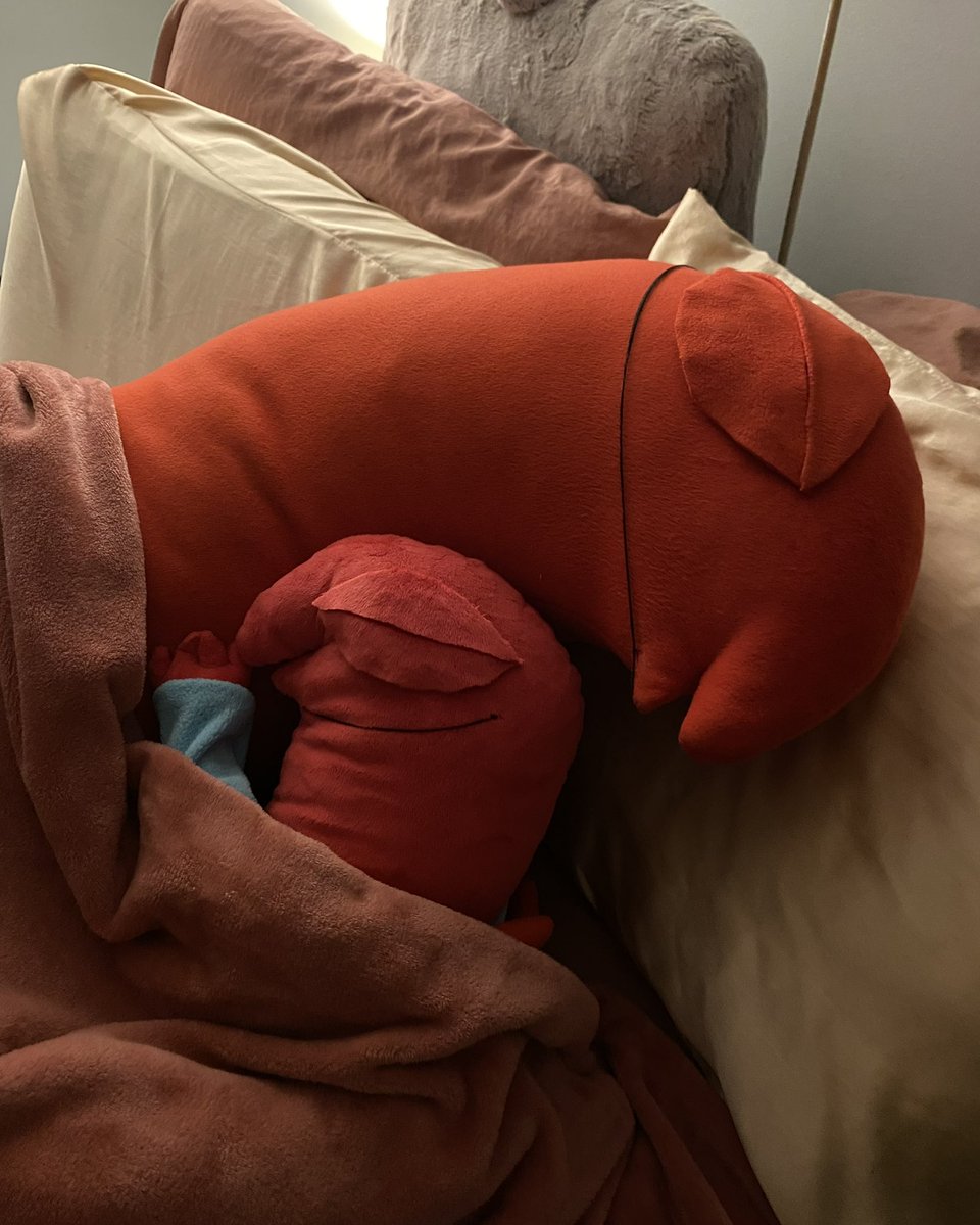basicallyedd's tweet photo. the baby’s getting some good sleep with his new eyelids https://t.co/qKE51NbxuY