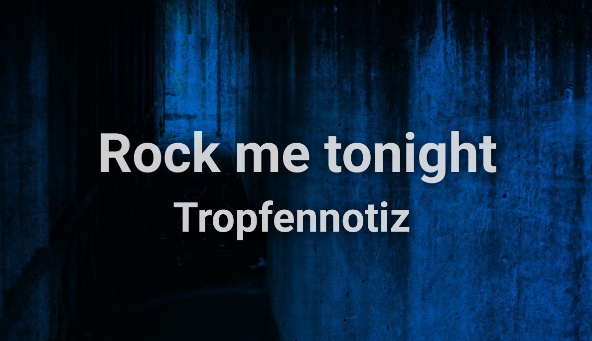 今日の一曲。2ndアルバムより『Rock me tonight / Tropfennotiz』
シャッフルでキャッチーに繰り返すサビが特徴で、ライブでも重宝しております🎶
youtu.be/AQEn8zL2IJ8?si…

#オリジナル曲
#MV