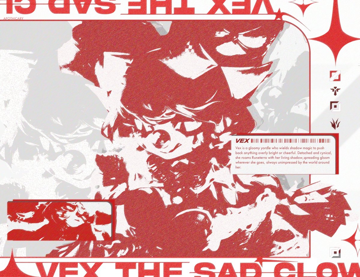 I'm seriously a massive fan of the design of this Vex skin, aaaah, so I've gone and made one