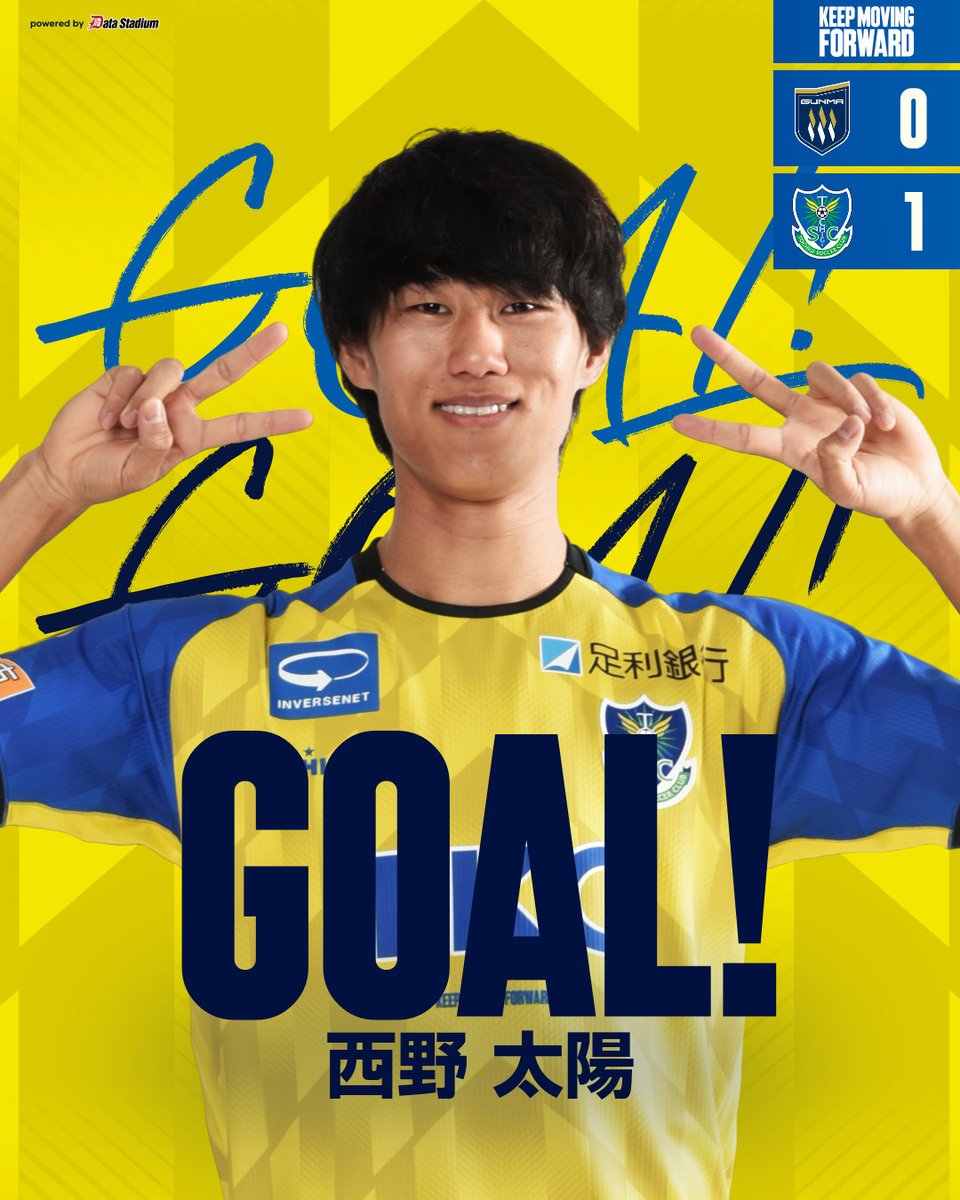tochigisc's tweet photo. ◤ 𝗚𝗢𝗔𝗟!𝗚𝗢𝗔𝗟!𝗚𝗢𝗔𝗟!🔥 ◢

⏰前半9分
栃木ＳＣ 1-0 ザスパ群馬

⚽️得点者： #西野太陽

#全員戦力 #栃木ＳＣ https://t.co/omGR7KvobS