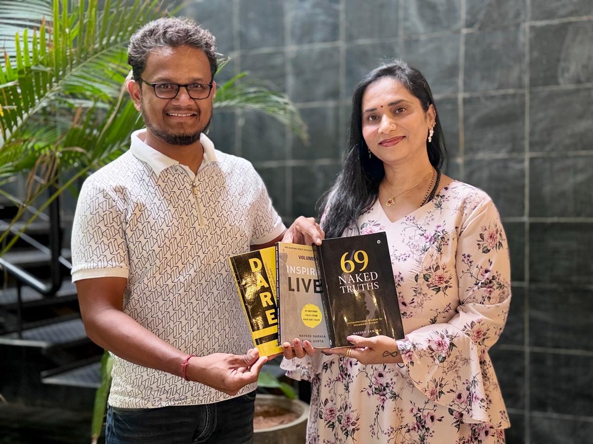 Naveen Samala | Author "69 Naked Truths" tweet media