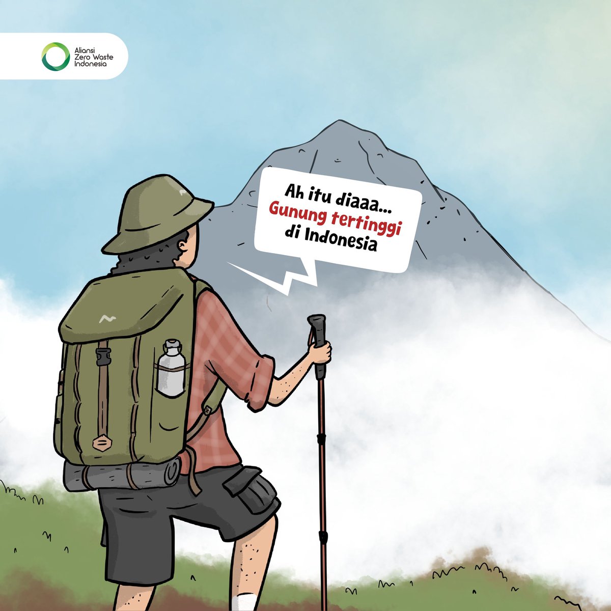 AZWIndonesia's tweet image. komik AZWI edisi Maret!

"naik naik ke puncak gunung"

#AZWIndonesia #komikazwi #pendaki #bantargebangMountain