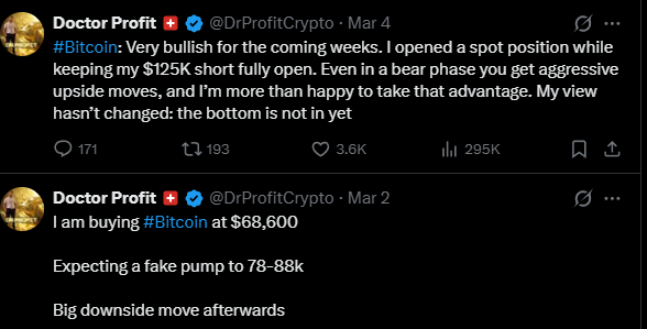 Trade_FTW_'s tweet photo. @DrProfitCrypto really 400k followers for this noob guy? 🤣🤣🤣 https://t.co/qs46P9A5rW