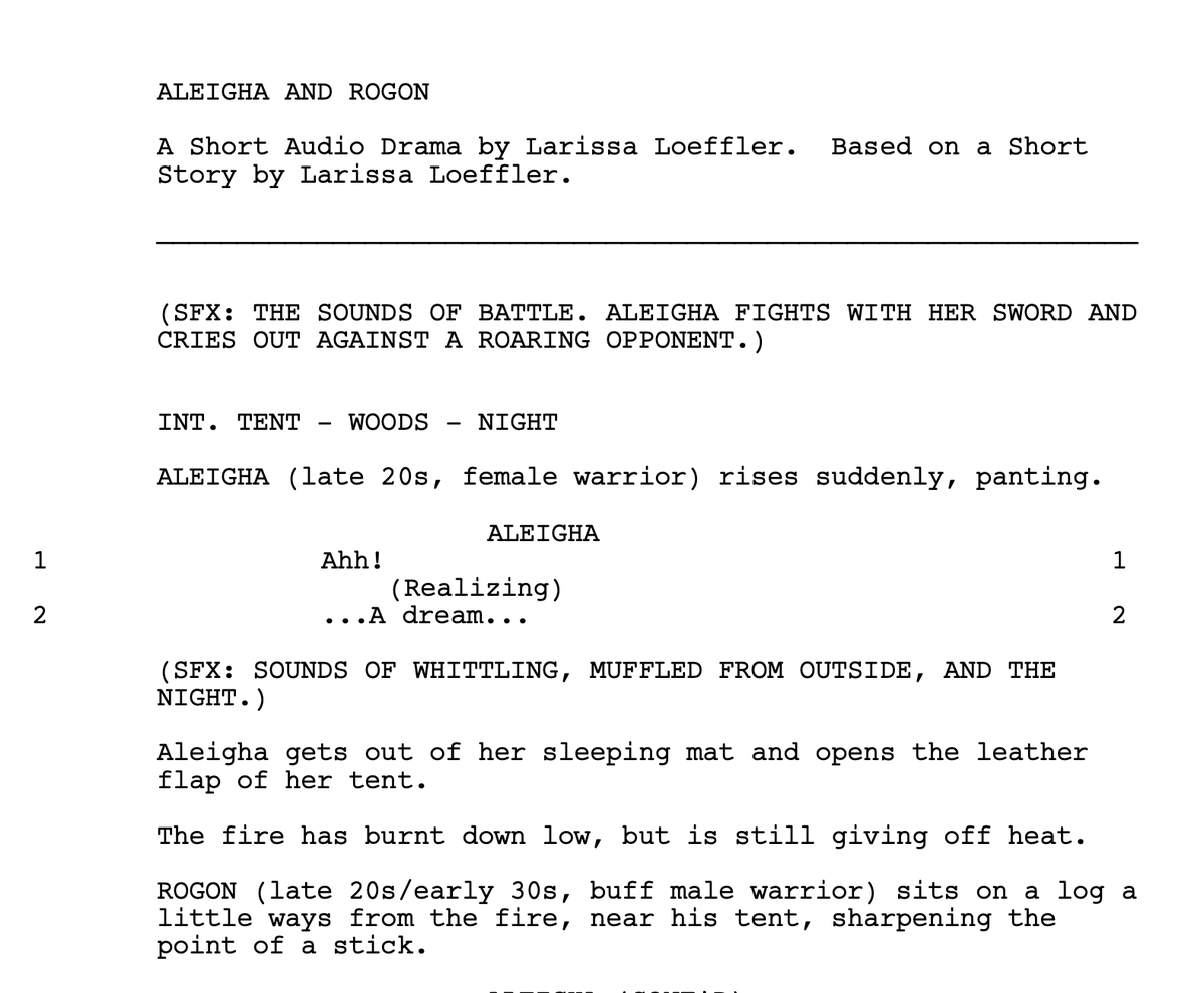 Had such a fun time #directing this short #AudioDrama I wrote!  My Producer/Sound Designer/Editor just turned a 3 hour recording session into 6 MINUTES!!!! 😱
It was just practice but...
I'm excited to keep working on this and hopefully make a long form project in the near future