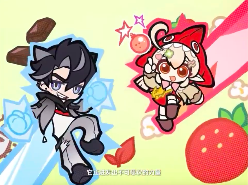 sashamosu46's tweet photo. Wriothesley and Klee are Powerpuff Girls confirmed LOOK AT THEM GOOOO https://t.co/EqZfuv60Hr