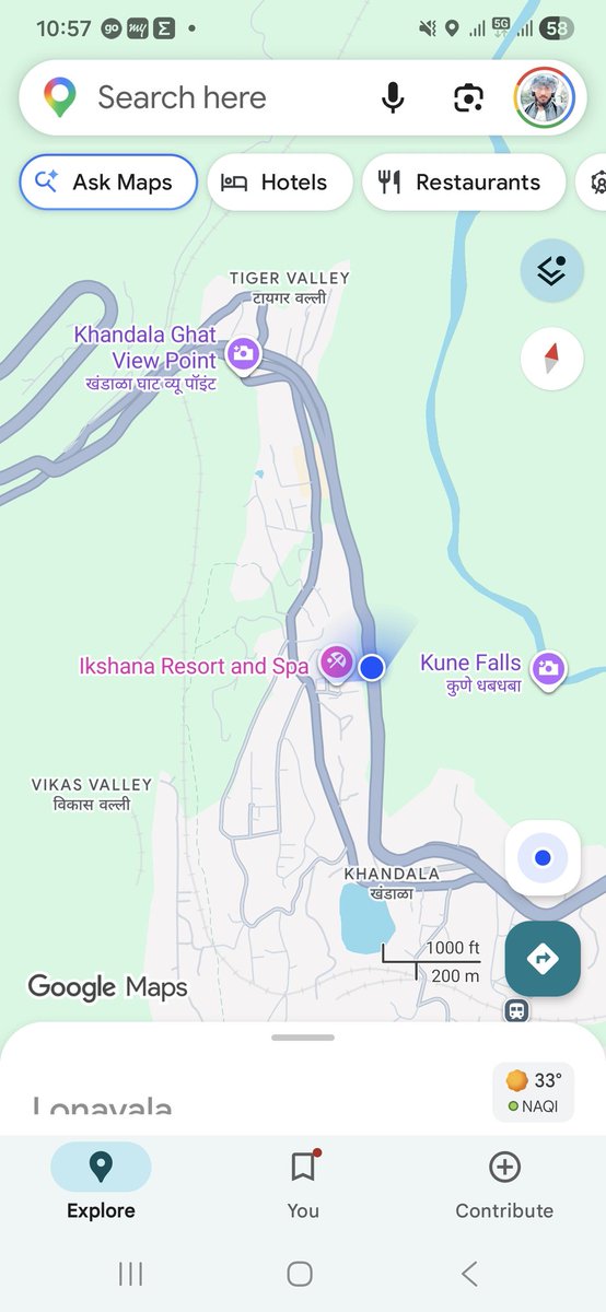 Dhruvkumar6's tweet image. @pulse_pune @TOIIndiaNews #Lonavla #tigervalley  long traffic avoid if not important. Stuck here for last 1 hour. #Mumbai Express