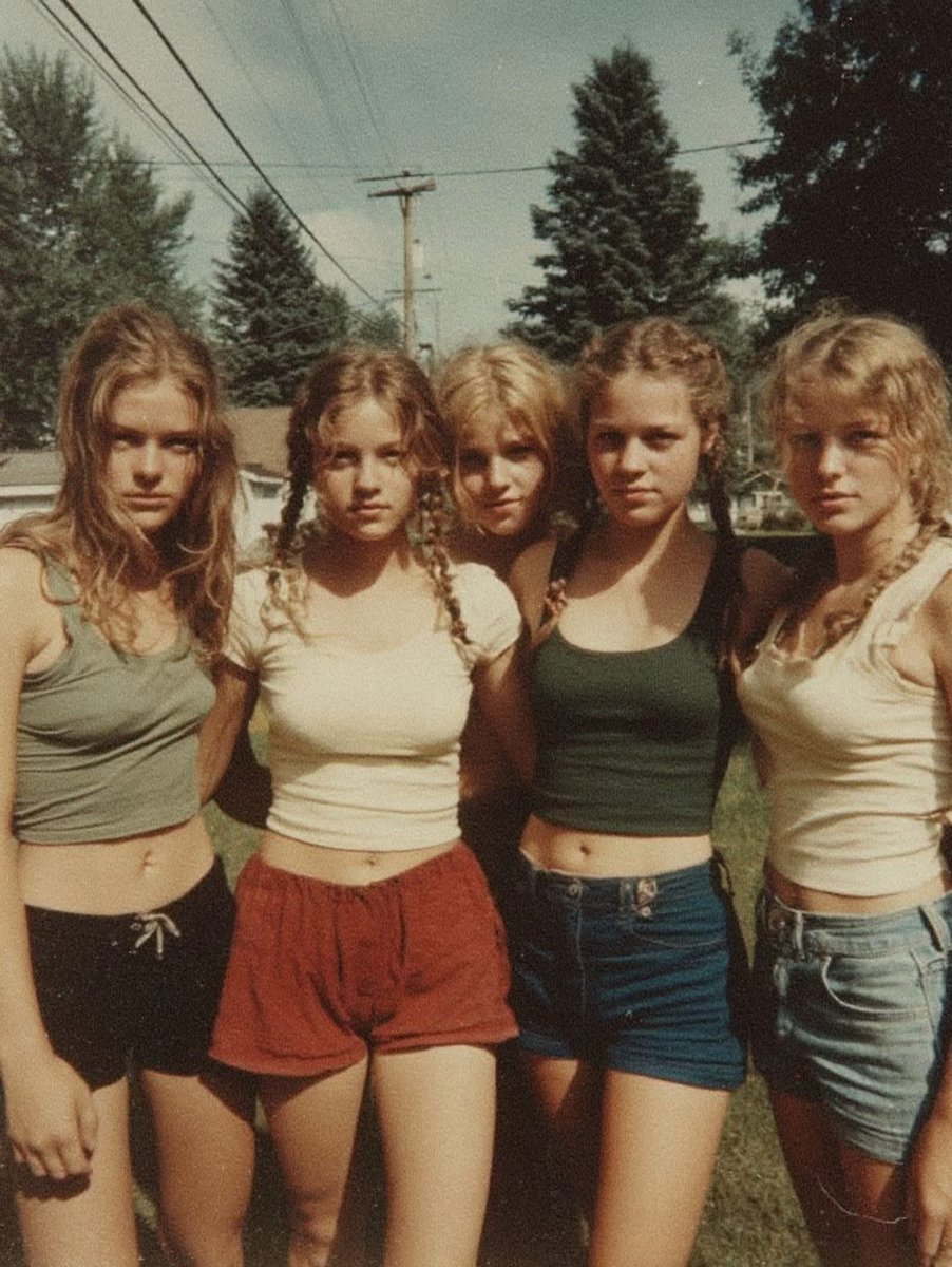Hey <a href="/grok/">Grok</a> transform these 80s girls into modern day girls !!