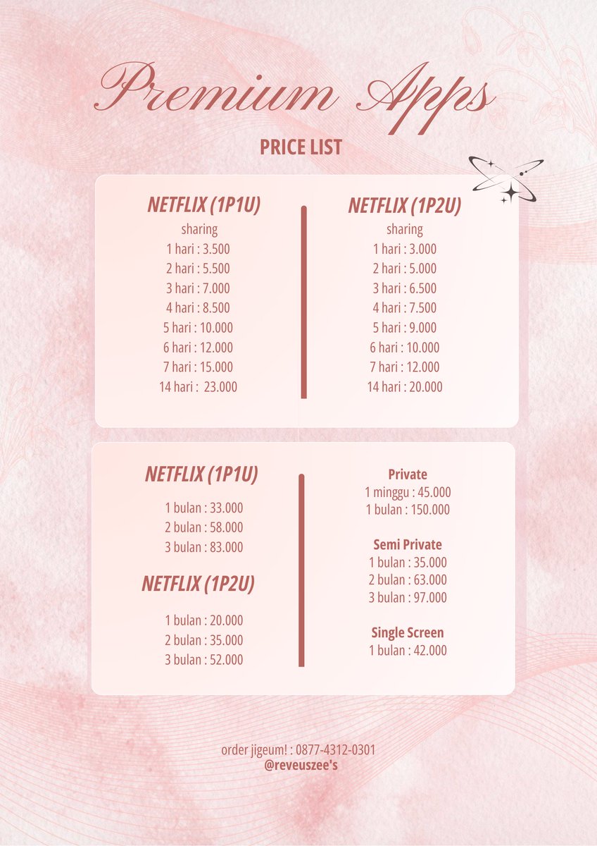 shir ★ (price netf ada yg naik, tanyain dulu ajaa) tweet media