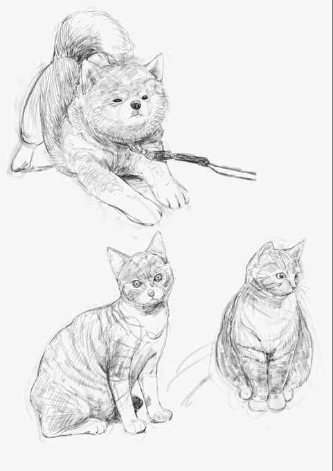 随分前にした模写