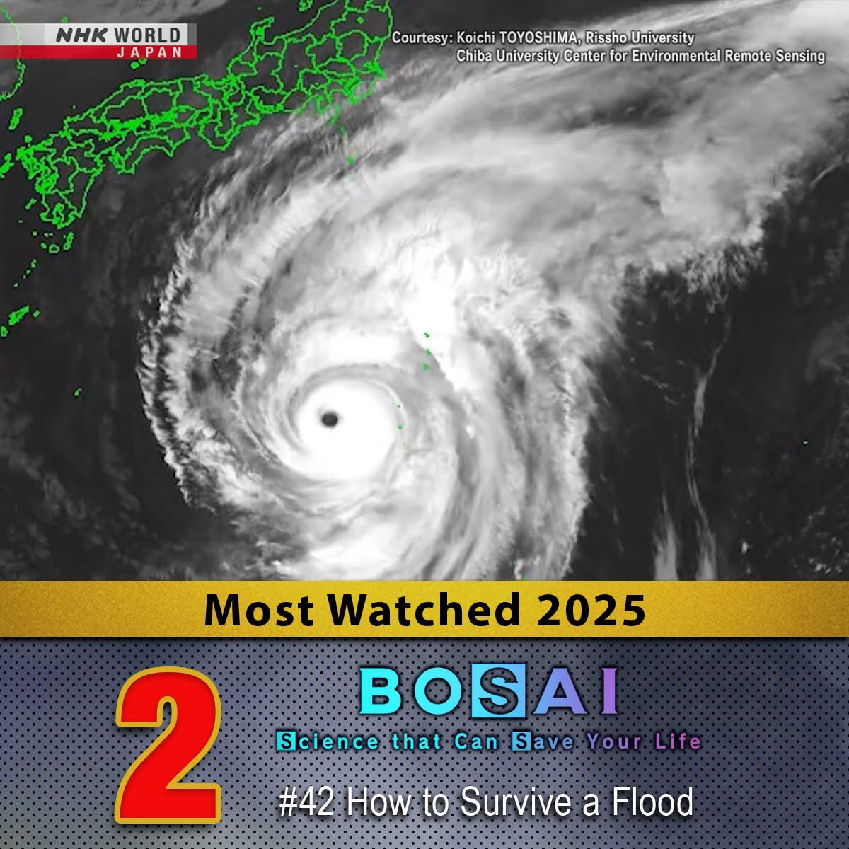 lemiduncan's tweet photo. A bit late in posting about this, but thanks to everyone’s support, “BOSAI: Science that Can Save Your Life”ranked number 1, 2, 3, and 9 in “NHK WORLD-JAPAN’s top 10 VOD programs of 2025!!!” How amazing is that?!?! A huge thank you to everyone watching the show🥹🫶 https://t.co/8HIhbZNIdR