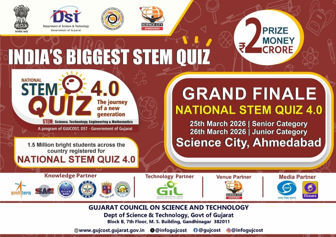 AmbiguousPoised's tweet photo. Amazed to see young innovators shine &amp; celebrate the spirit of #STEM &amp; #Robotics🤖
What an inspiring finale to #Robofest 5.0 &amp; STEM Quiz 4.0 at Gujarat #Science City!🚀
Proud to be part of @InfoGujcost team driving these initiatives fueling #innovation and young talent!💡 https://t.co/xLAO6TCnVj