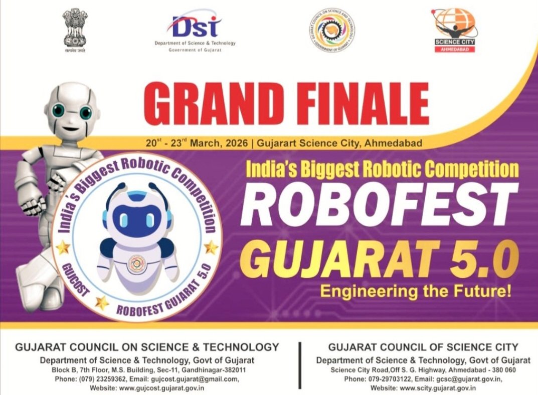 AmbiguousPoised's tweet photo. Amazed to see young innovators shine &amp; celebrate the spirit of #STEM &amp; #Robotics🤖
What an inspiring finale to #Robofest 5.0 &amp; STEM Quiz 4.0 at Gujarat #Science City!🚀
Proud to be part of @InfoGujcost team driving these initiatives fueling #innovation and young talent!💡 https://t.co/xLAO6TCnVj