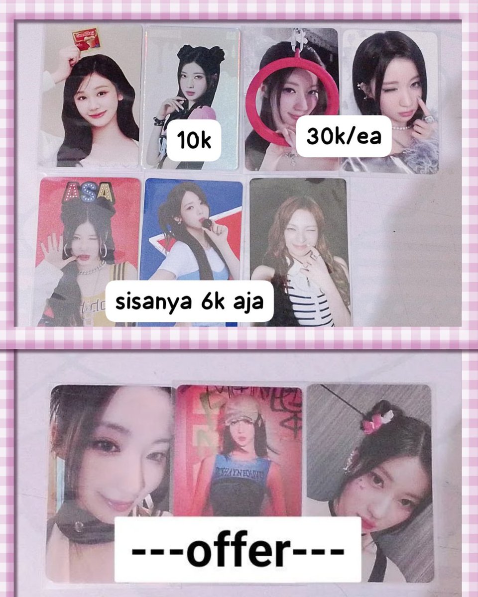 abellpp_'s tweet photo. #wts / want to sell ASA

☆ yang wtb siapa tau nyari pc ini🫶🏻
☆ bisa co event atau non event
kalau mau pc aja yaa🫰🏻 https://t.co/gddCuAIW5x