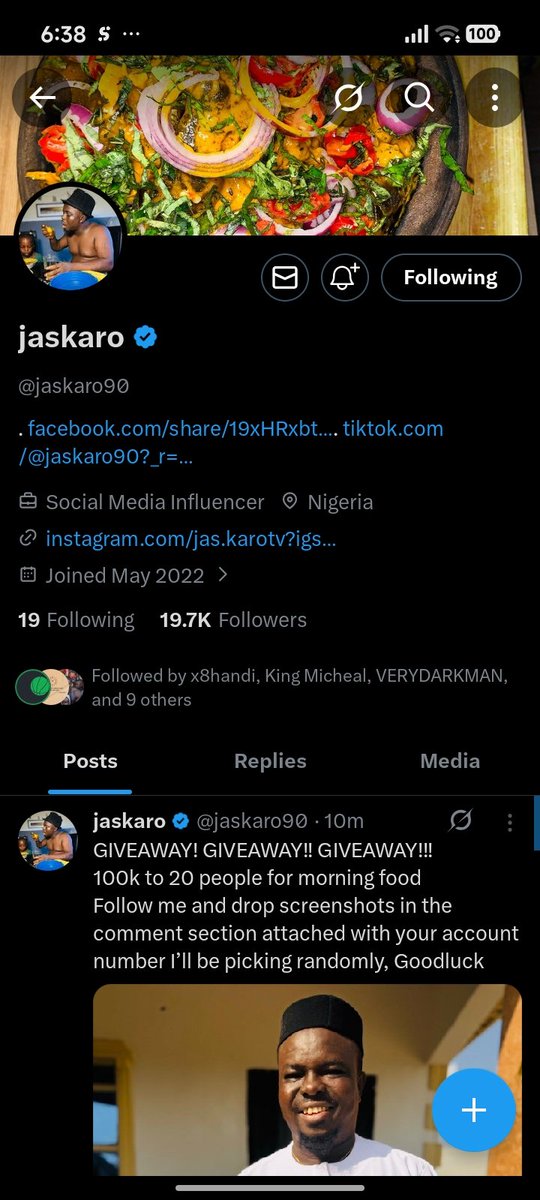 Kingsley James tweet media