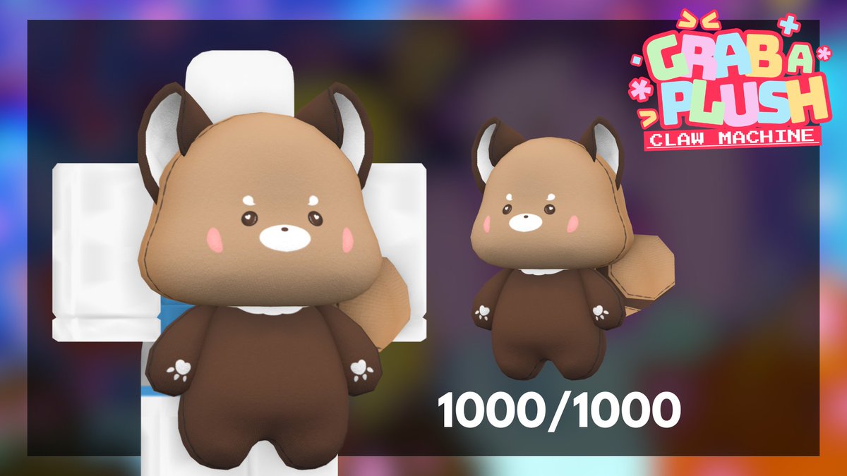 Dark Red Panda is now live!
🎮Game Link: roblox.com/games/75723520…

#RobloxUGC #RobloxDev #Roblox #GrabAPlush #RobloxFreeUGC