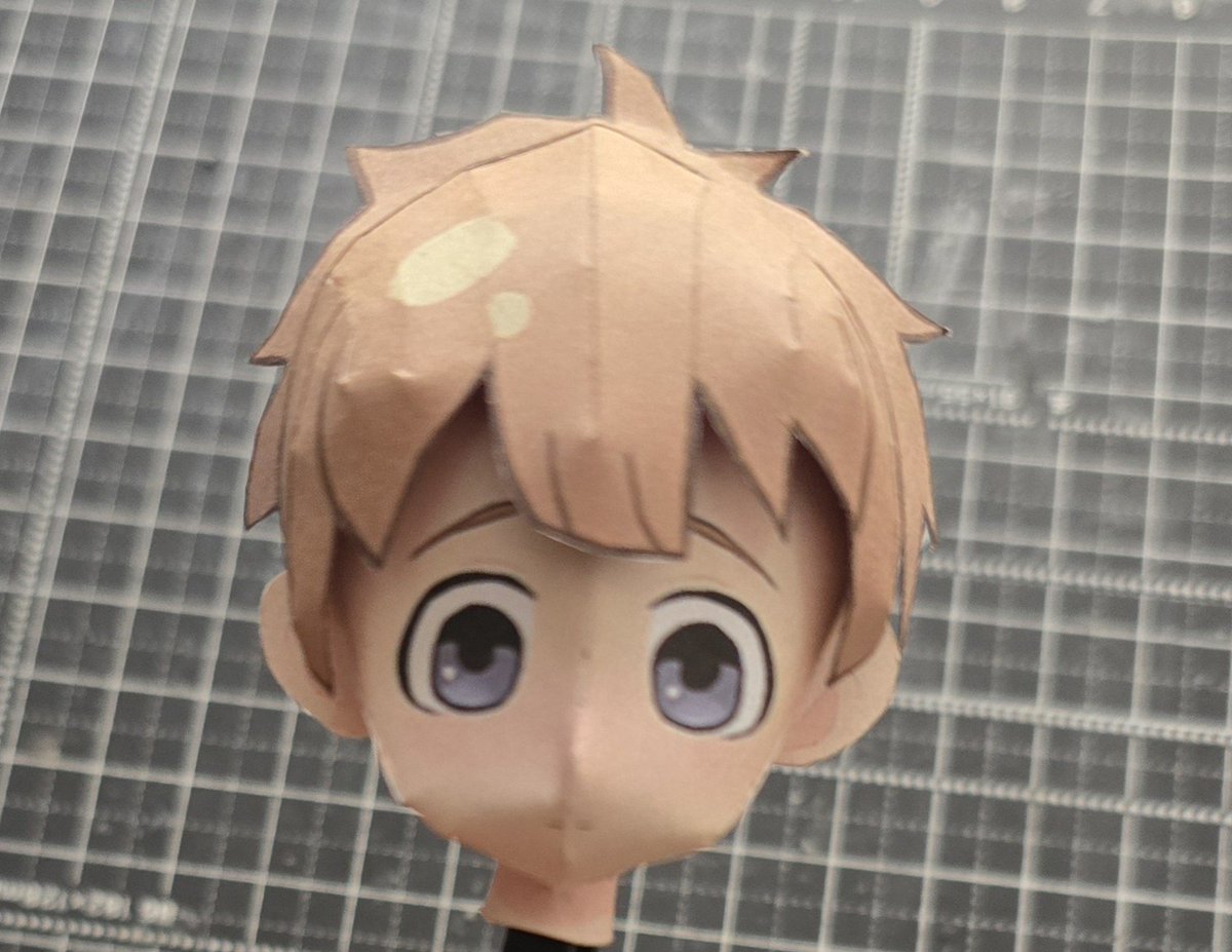 ツンツン髪結構良い感じになったかも！！！次クライドくん作るときは同じ感じの組み立て方にしたい