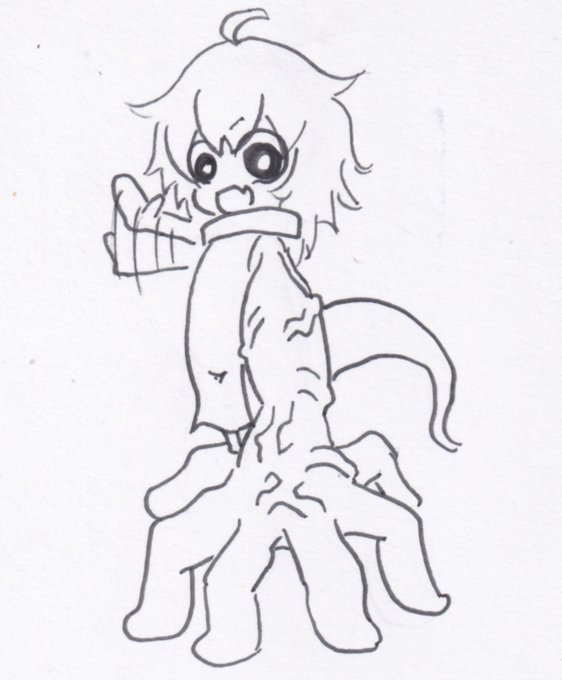 #おまえらの巨腕を見せてくれ
前に描いたらくがきと
前に描いた人外の子 