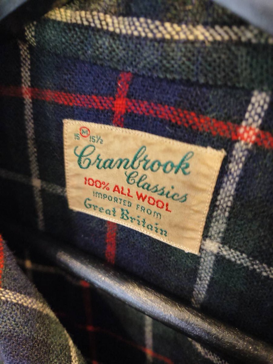 Lucky_Virus_'s tweet photo. NEWアイテム✨
【1950s Cranbrook】
OpenCollarWoolShirt
GreatBritainFabric
Size:M https://t.co/NuHYQloPUY
