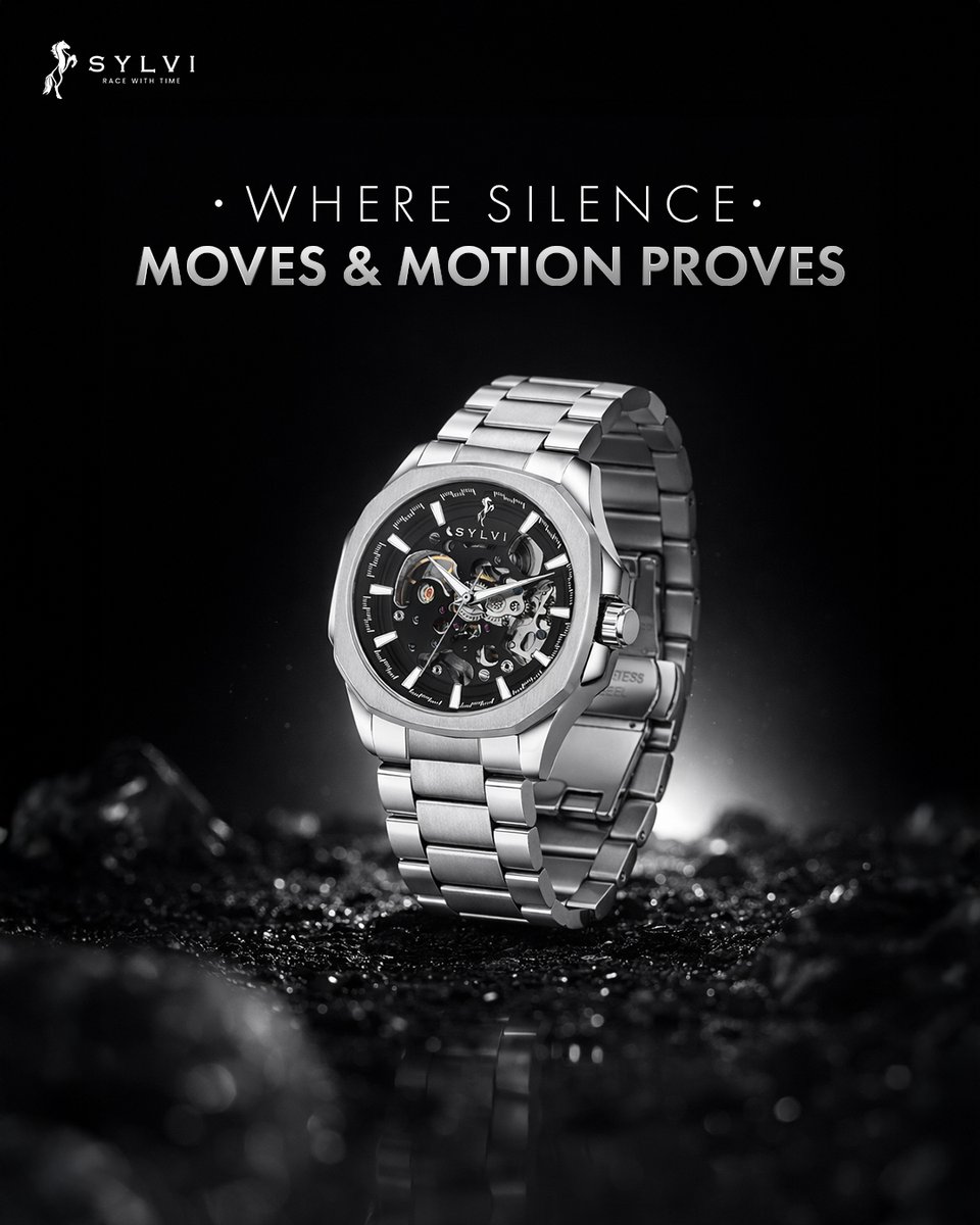 sylvi_in's tweet photo. A presence that doesn’t tick… it lives within motion.
Core-X by Sylvi-turning every gesture into something timeless.
#Newlaunch #Biggestlaunchever #Luxurywatches #Sylviwatches #Sylvilifestyle #Racewithtime #timelesselegance #newlaunchalert #CoreX #AutomaticWatch #SkeletonWatch https://t.co/IhH96wOh7W