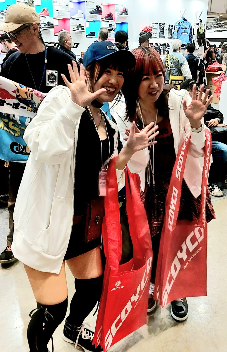 えこ茶＆みんたん
 #東京モーターサイクルショー