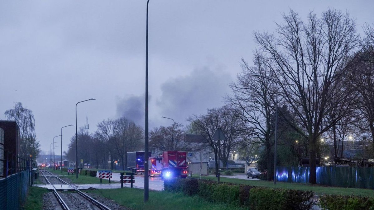 Grote brand bij Beatrixhaven