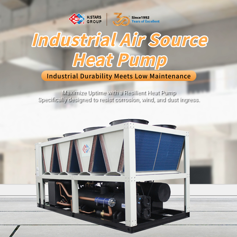 Industrial Durability Meets Low Maintenance
Maximize Uptime with a Resilient Heat Pump
Specifically designed to resist corrosion, wind, and dust ingress. This robust construction ensures an extended service life and lowers your total cost of ownership through reduced maintenance