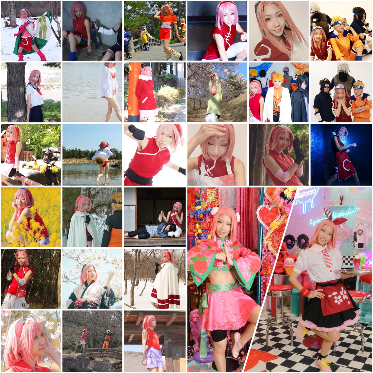 サクラちゃんHappyBirthday！！
はるか昔のやつもあるけどとりあえず見つけられたものだけ引っ張り出してきた！

可愛くてかっこいい女の子🌸
一生愛す
 #春野サクラ誕生祭2026