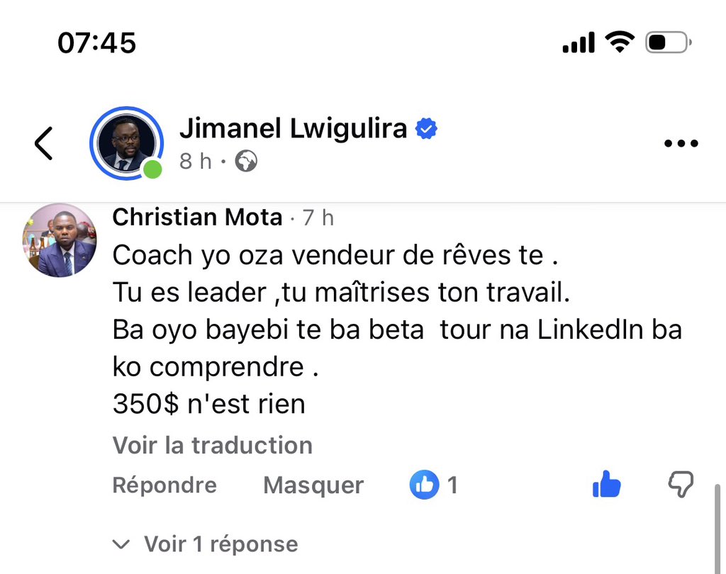 l_jimanel's tweet image. Voilà comment Dieu opère ses miracles : Il utilise des hommes et des femmes pour valider votre travail publiquement, au moment où le monde a besoin de repères solides.

#leadershipp #management #gratitude 

━━━━━ ✦ ✧ ✦ ━━━━━
Jimanel LWIGULIRA
Stratège en Ressources