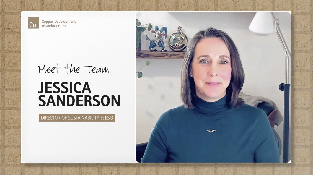 thinkcopperUS's tweet image. We’re sitting down for round two with Jessica Sanderson, our Director of Sustainability &amp;amp; ESG. From superhero elements to the questions she hears most often, get a 60-second look at Jessica’s perspective on copper and the industry.

#CDA #Copper #MeettheTeam #StaffSpotlight